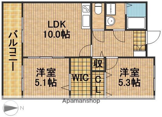 FGMー1ST(2LDK/1階)の間取り写真