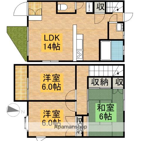 トマトハウス(3LDK)の間取り写真