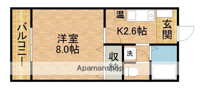 グランデ-ジ大池(1K/2階)の間取り写真
