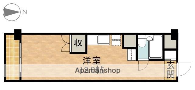 リアライズ浜松(ワンルーム/2階)の間取り写真