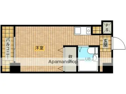 メゾン・ド・スウベニール(ワンルーム/5階)の間取り写真