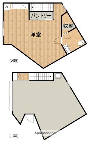 INSPIRE(ワンルーム/1階)の間取り写真