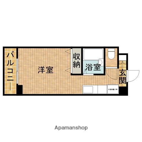 ESPOIR板屋(ワンルーム/3階)の間取り写真