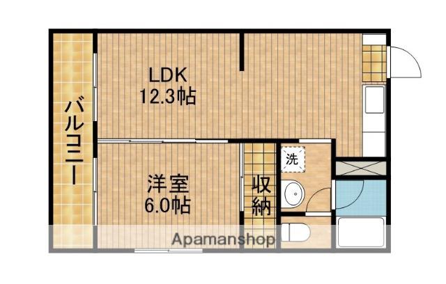 WINDY宮の前 Ⅰ(1LDK/2階)の間取り写真