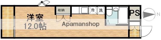 リアライズ浜松(ワンルーム/2階)の間取り写真
