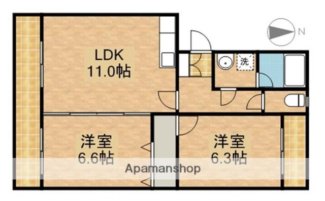 SPROUT(2LDK/1階)の間取り写真
