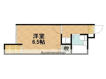 エピック佐鳴台(1K/3階)の間取り写真