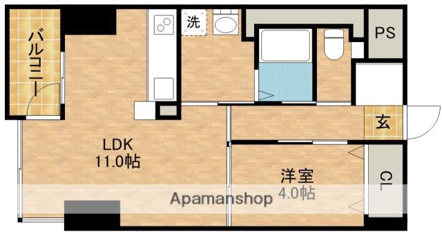 CONFORTO紺屋町(1LDK/5階)の間取り写真
