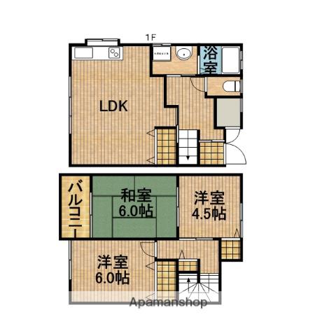 VENTBRIILANT長谷(3LDK)の間取り写真