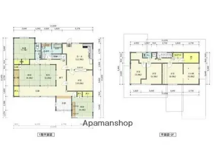 東海道本線 浜松駅 バス乗車時間:25分 札木バス停で下車 徒歩3分 2階建 築41年(7SLDK)の間取り写真