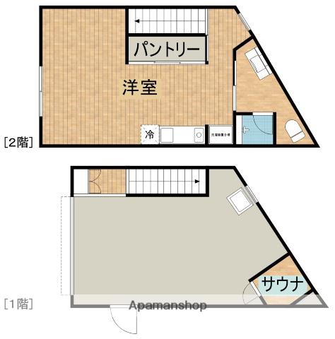 INSPIRE(ワンルーム/1階)の間取り写真