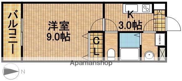 MONATIS Ⅰ(1K/4階)の間取り写真