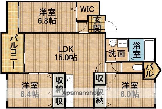 シャルマンⅢ(3LDK/2階)の間取り写真