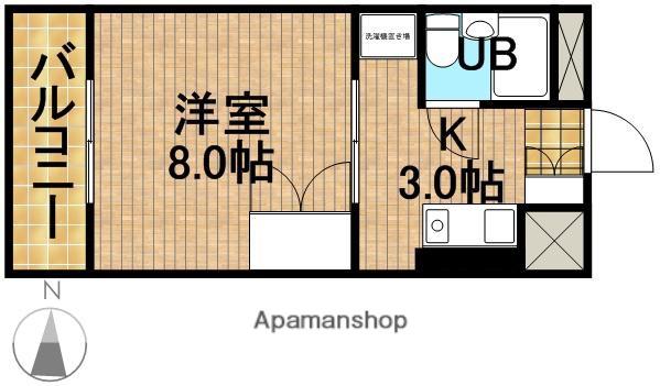 ハイツ光洋(1K/1階)の間取り写真