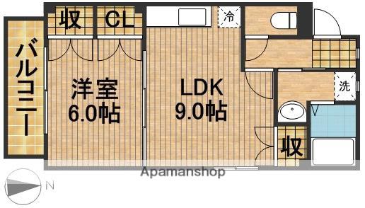 サープラス フミナ(1LDK/1階)の間取り写真