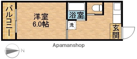 小林マンション(1K/2階)の間取り写真
