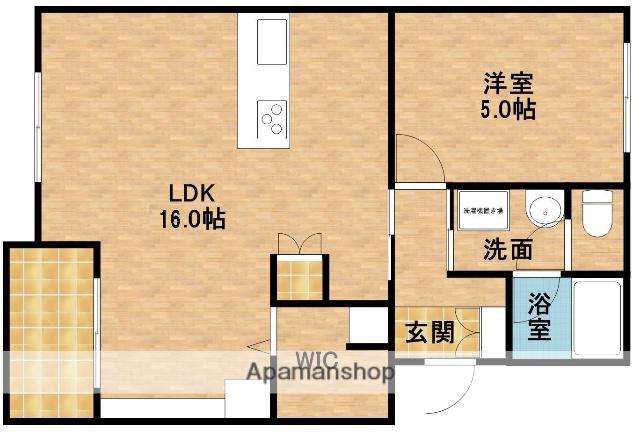メゾン横須賀Ⅱ(1LDK/3階)の間取り写真