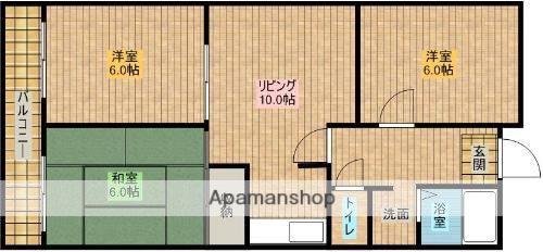 リアライズ山下町(3LDK/6階)の間取り写真