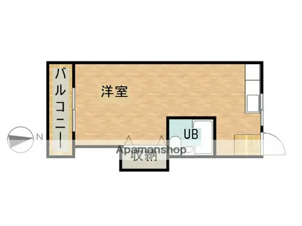 PETIT MAISON(1K/2階)の間取り写真