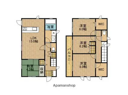 東海道本線 西焼津駅 徒歩23分 2階建 築14年(4SLDK)の間取り写真