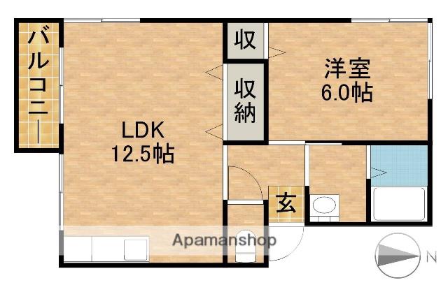 ルグランわごう(1LDK/2階)の間取り写真