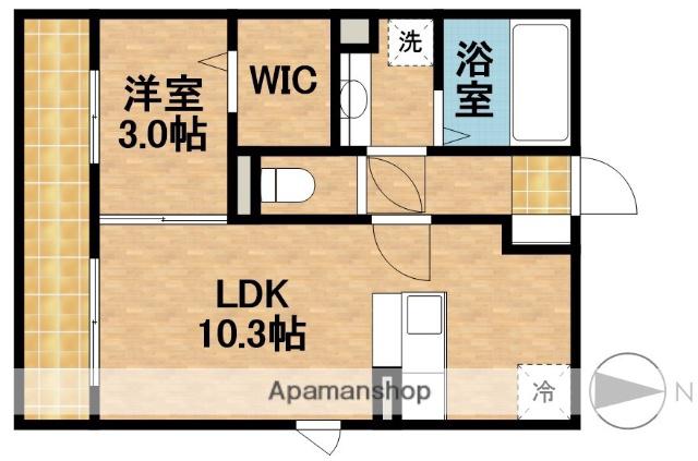 D-MEISTER(1LDK/3階)の間取り写真