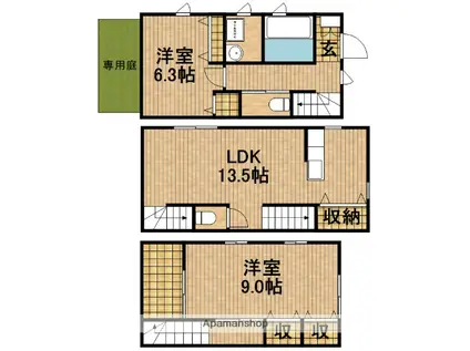 LA・FIESTAⅣ(2LDK)の間取り写真