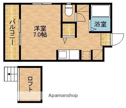レリブ小池Ⅰ(ワンルーム/3階)の間取り写真