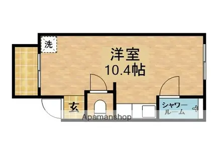 K2 RESIDENZA(ワンルーム/2階)の間取り写真