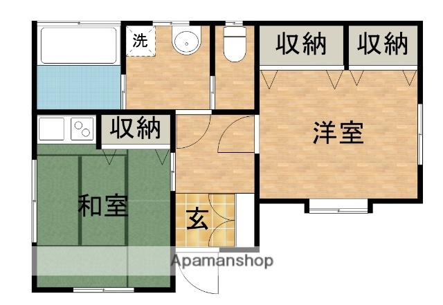 天竜浜名湖鉄道 遠州森駅 徒歩12分 1階建 築25年(1LDK)の間取り写真