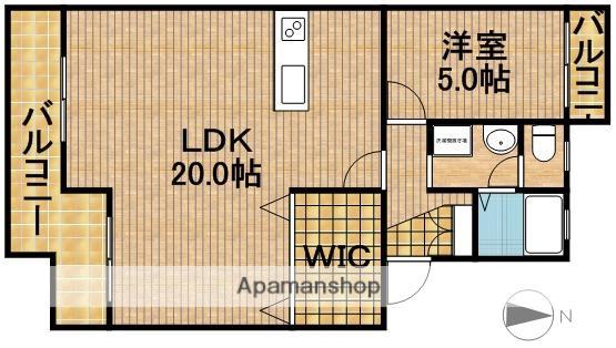 エクレール豊田(1LDK/3階)の間取り写真