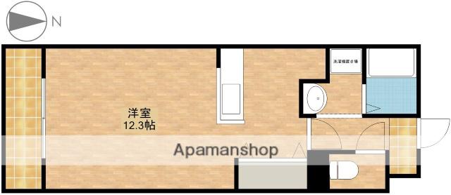 プランドール(ワンルーム/2階)の間取り写真