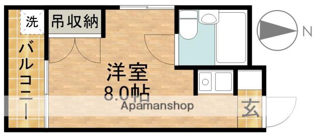 コーポ神田(ワンルーム/3階)の間取り写真