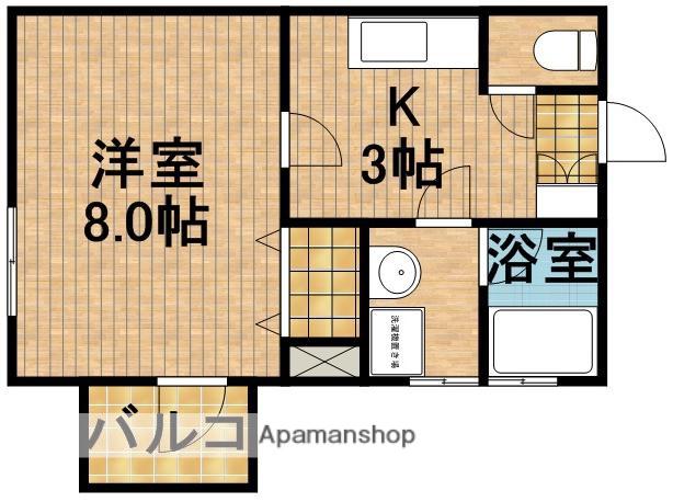 半田ビレッジ7号棟(1K/1階)の間取り写真