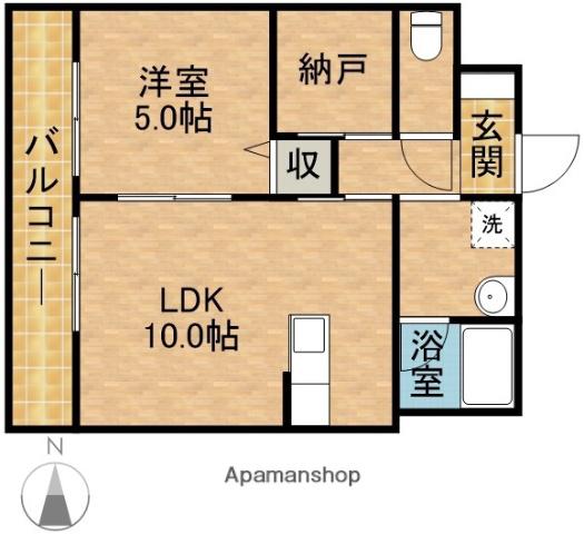 グランメゾンⅡ(1SLDK/3階)の間取り写真