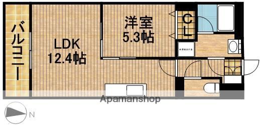 アイベックス・ナイン(1LDK/2階)の間取り写真