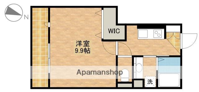 東海道本線 浜松駅 バス乗車時間:45分 三方原バス停で下車 徒歩6分 3階建 築3年(1K/2階)の間取り写真