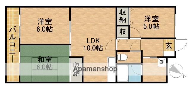 シティプラザ浜松(3LDK/7階)の間取り写真