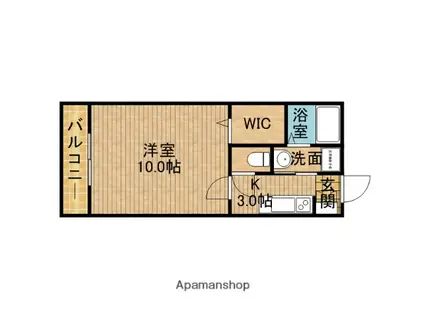 コミュニティーハウス(1K/2階)の間取り写真