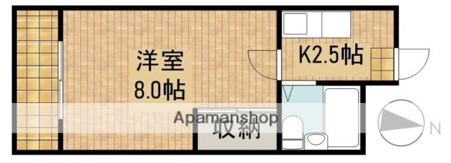 マイライフ小池(1K/2階)の間取り写真