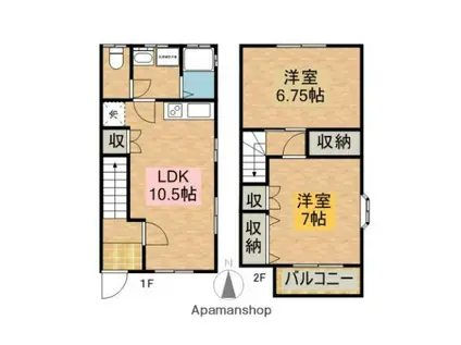 エクセルコート(2LDK)の間取り写真