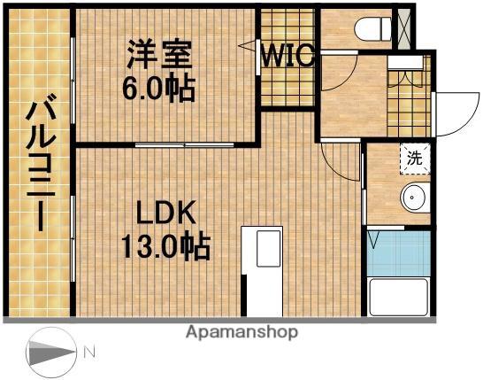 エクセルシア(1LDK/2階)の間取り写真