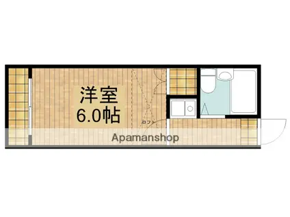 すばる城北(1K/2階)の間取り写真