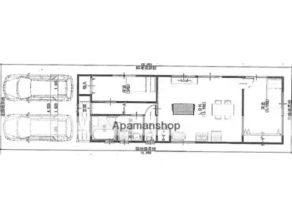 東海道本線 天竜川駅 徒歩16分 1階建 新築(2LDK)の間取り写真