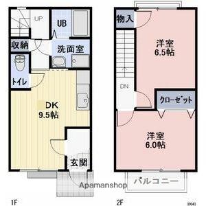 SOPHIAⅠ(2DK)の間取り写真