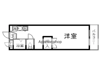 オラシオン豊田(1DK/4階)の間取り写真