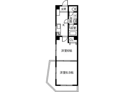 FJ日進通(2K/2階)の間取り写真