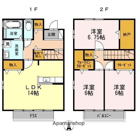 ロイヤルガーデン.(3LDK)の間取り写真