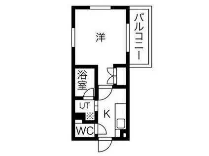 タウンライフ藤が丘東(1K/2階)の間取り写真