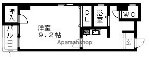 グランパス豊年(ワンルーム/5階)の間取り写真